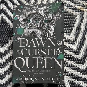 The Dawn of the Cursed Queen Gods & Monsters paperback book by Amber V. Nicole